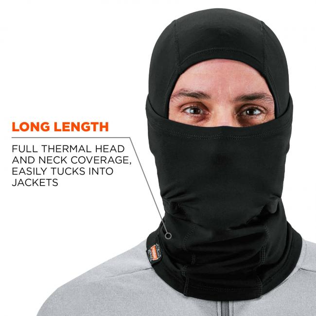 long length: full thermal head and neck coverage, easily tucks into jackets image 4