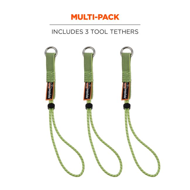 Multi-pack: includes 3 tool tethers.