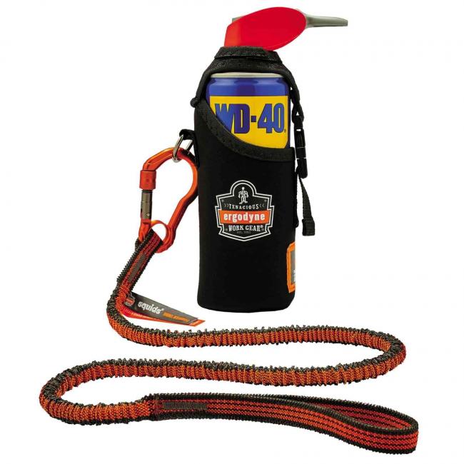 Lanyard attached to WD-40 using 3775 trap