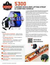 arsenal ladder caddy spec sheet ergodyne pdf