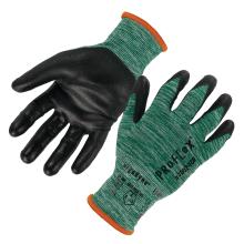 Pair of recycled PU coated gloves eco-friendly .