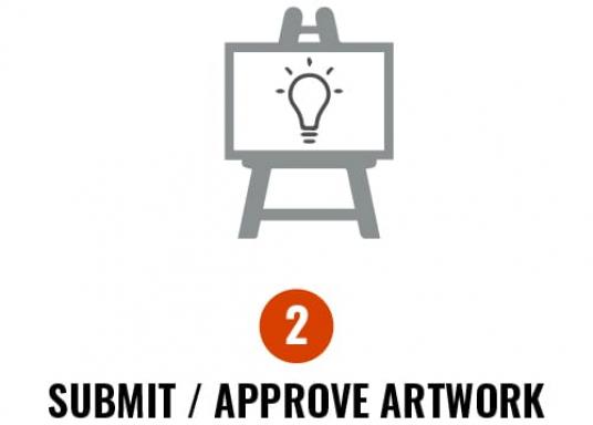 2. Submit/approve artwork