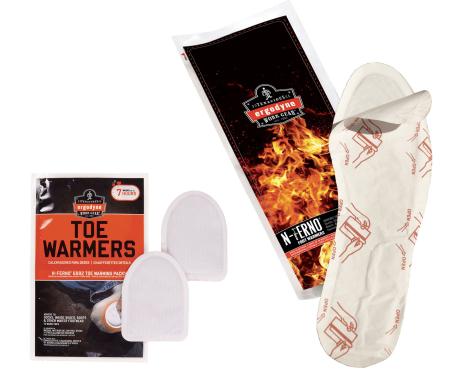 toe warmers and foot warmers in packaging