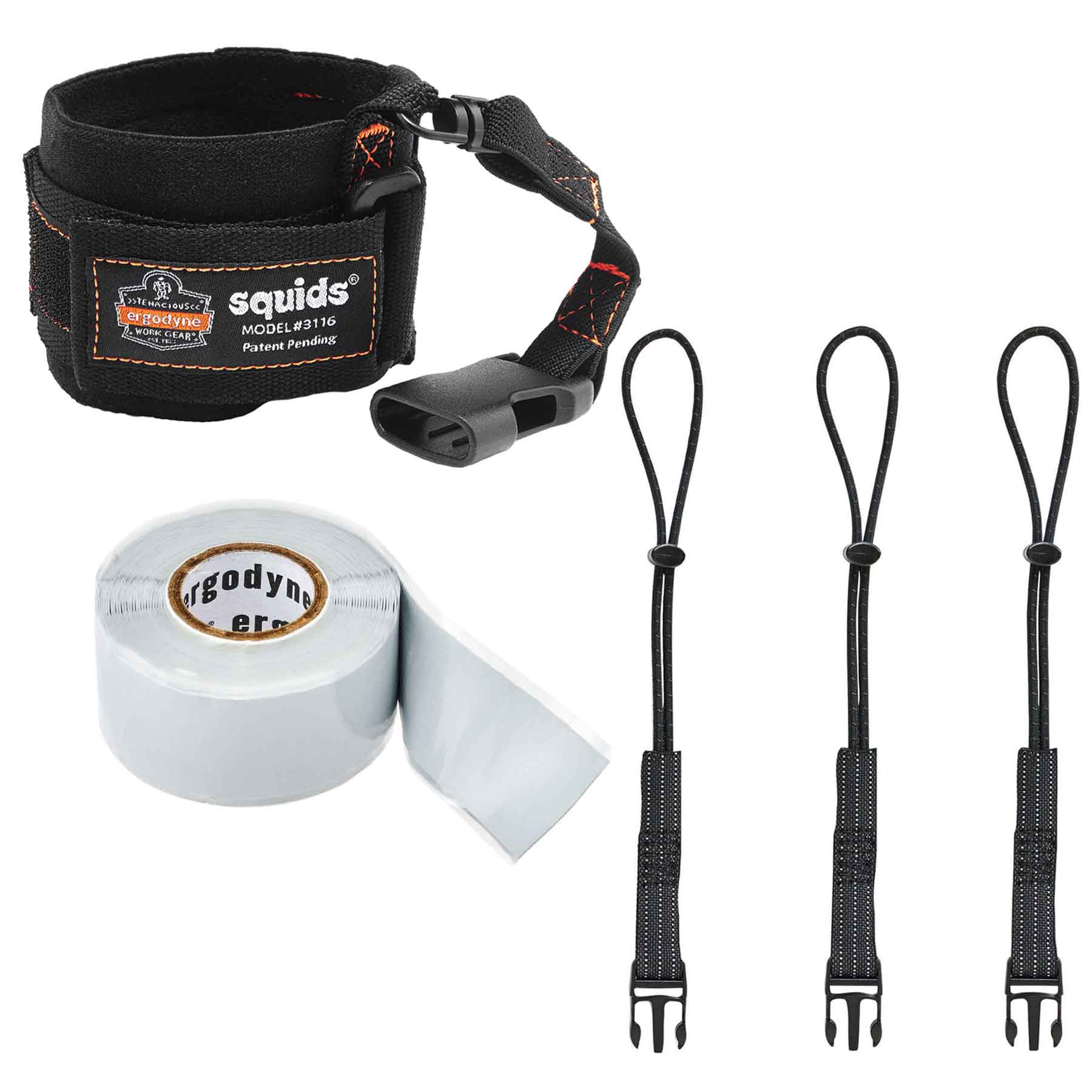 Squids 3192 Wrist Lanyard Tethering Kit - 3lb (1.4kg) 