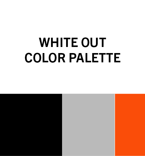 White out color palette