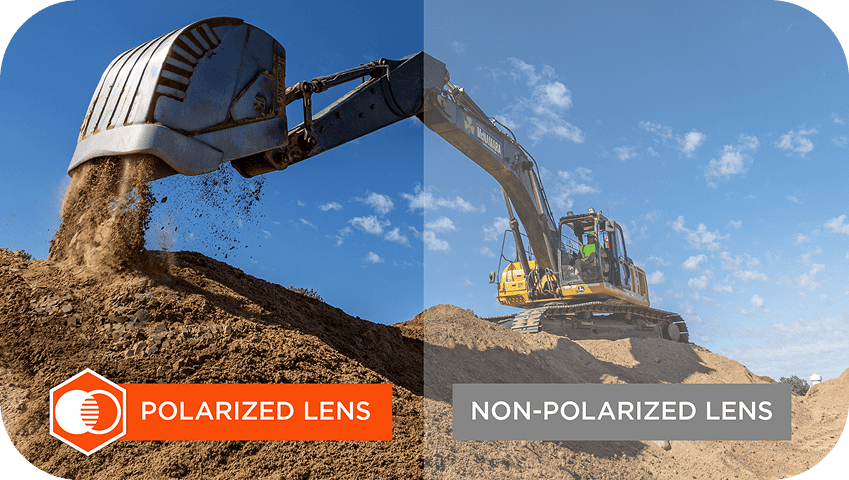 Demonstration of the visual differences when viewing outside environments in Polarized and Non-Polarized eyewear