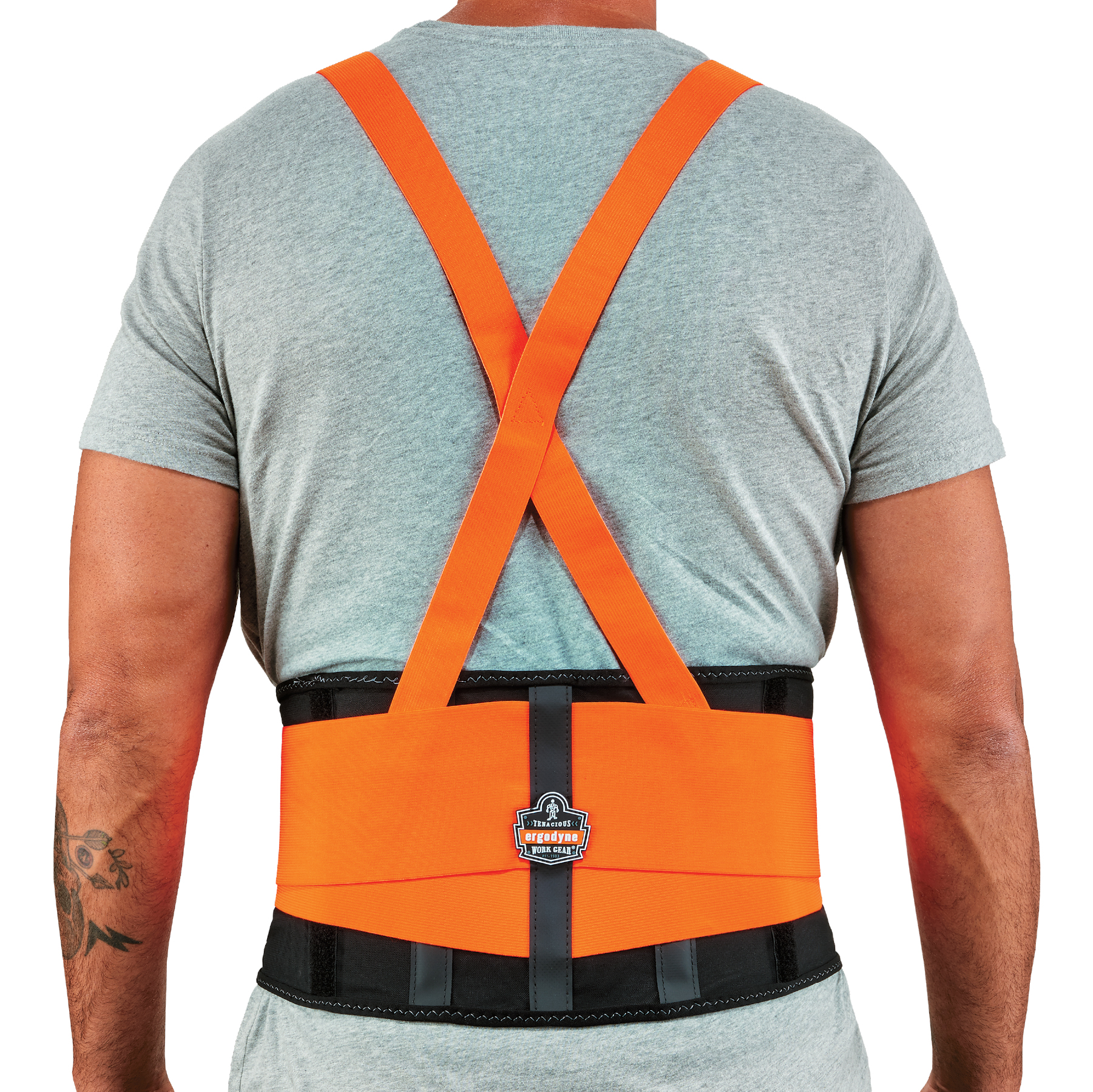 Spandex Hi-Vis Back Support Brace