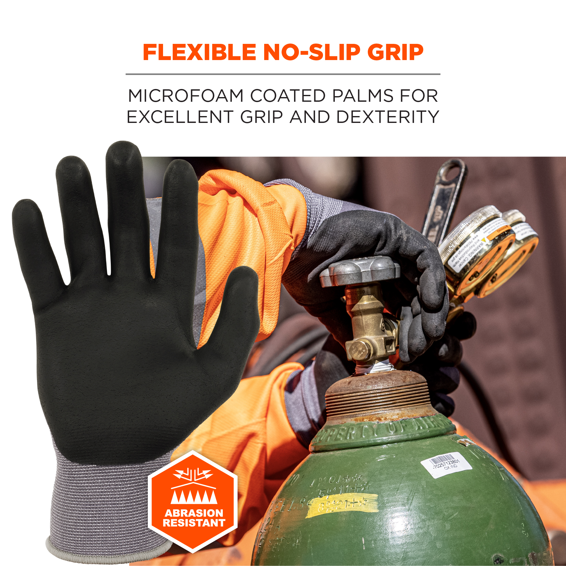12- Thin Lightweight Nitrile Micro Foam Palm Grip Coated Protective Work  Gloves