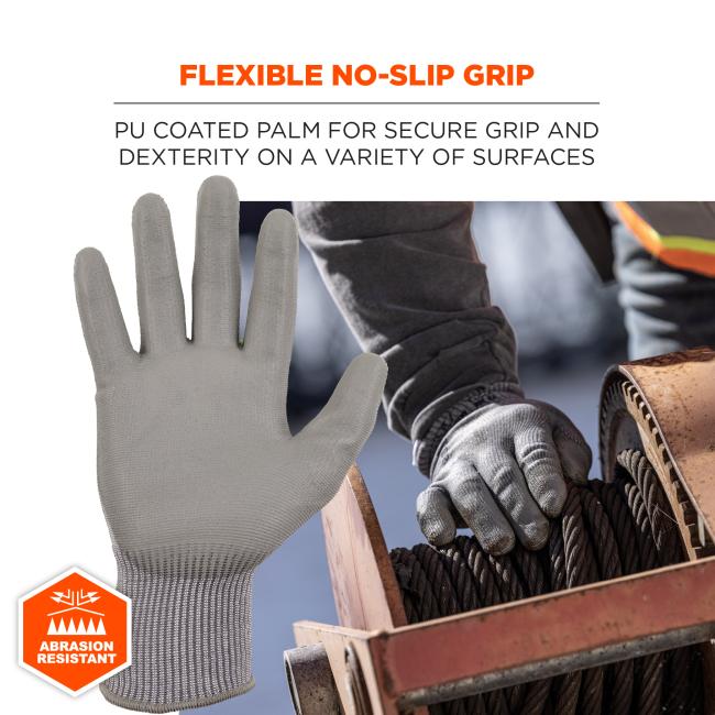 ANSI/ISEA 105-2016 A2 PU Coated CR Gloves