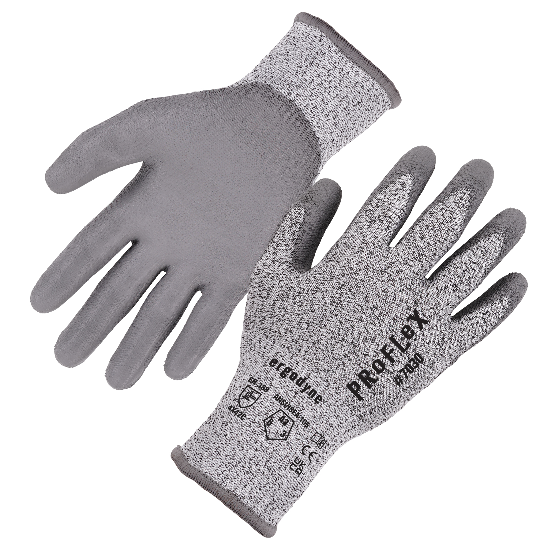 PURE BLACK NYLON PU COATED SAFETY WORKING GLOVES **CHOOSE SIZE & QTY** 