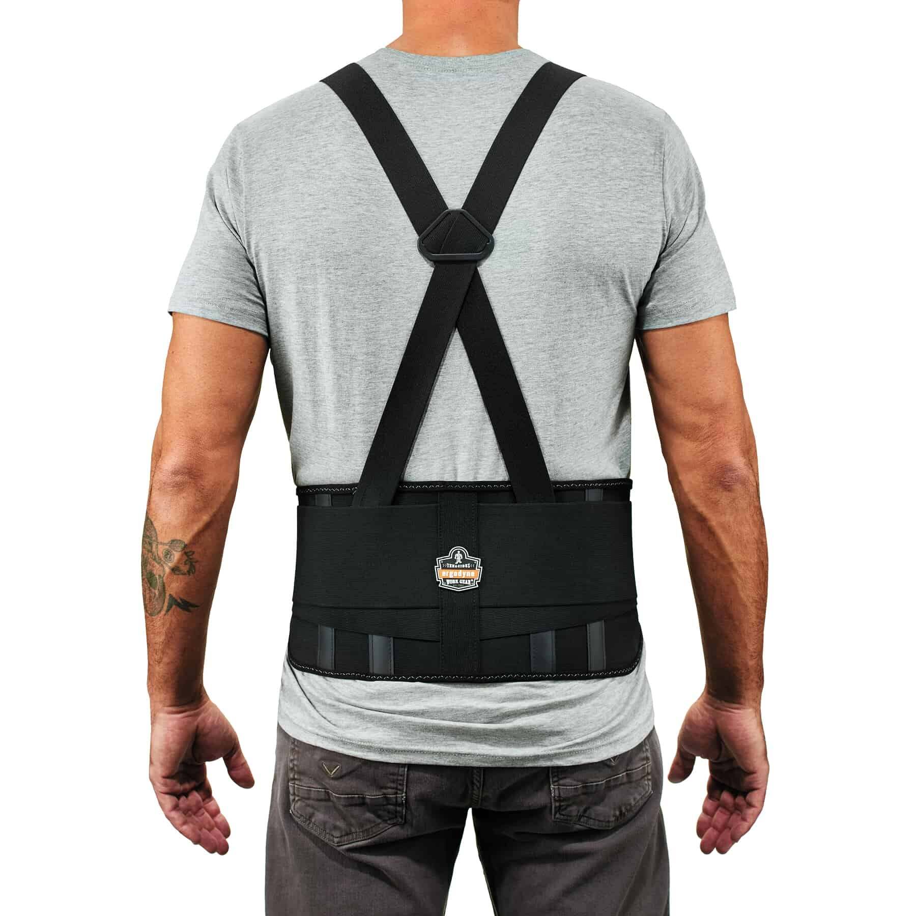 Elastic Back Support Brace, Contoured 7.5 Back