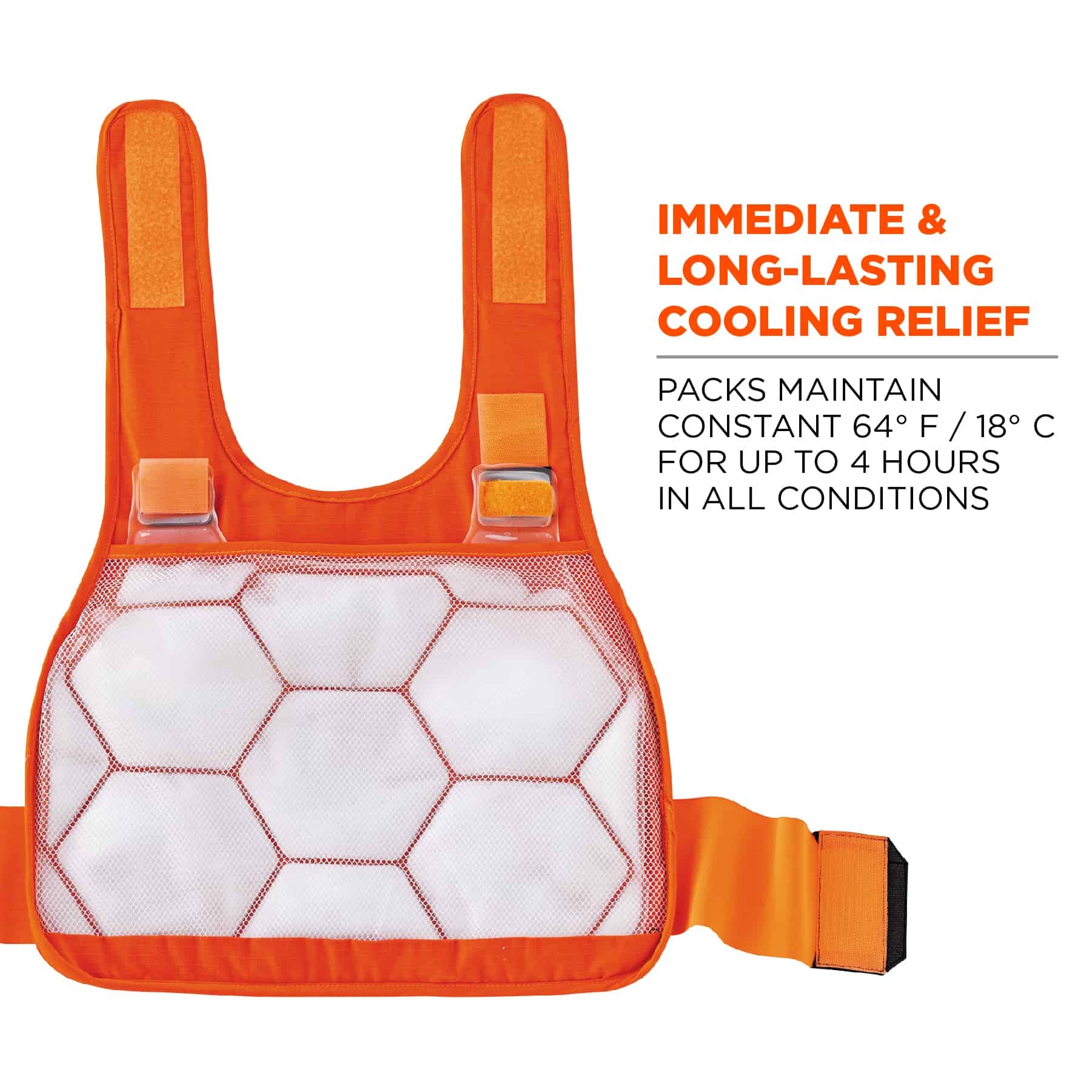 Premium Cooling Vest, Cold Packs