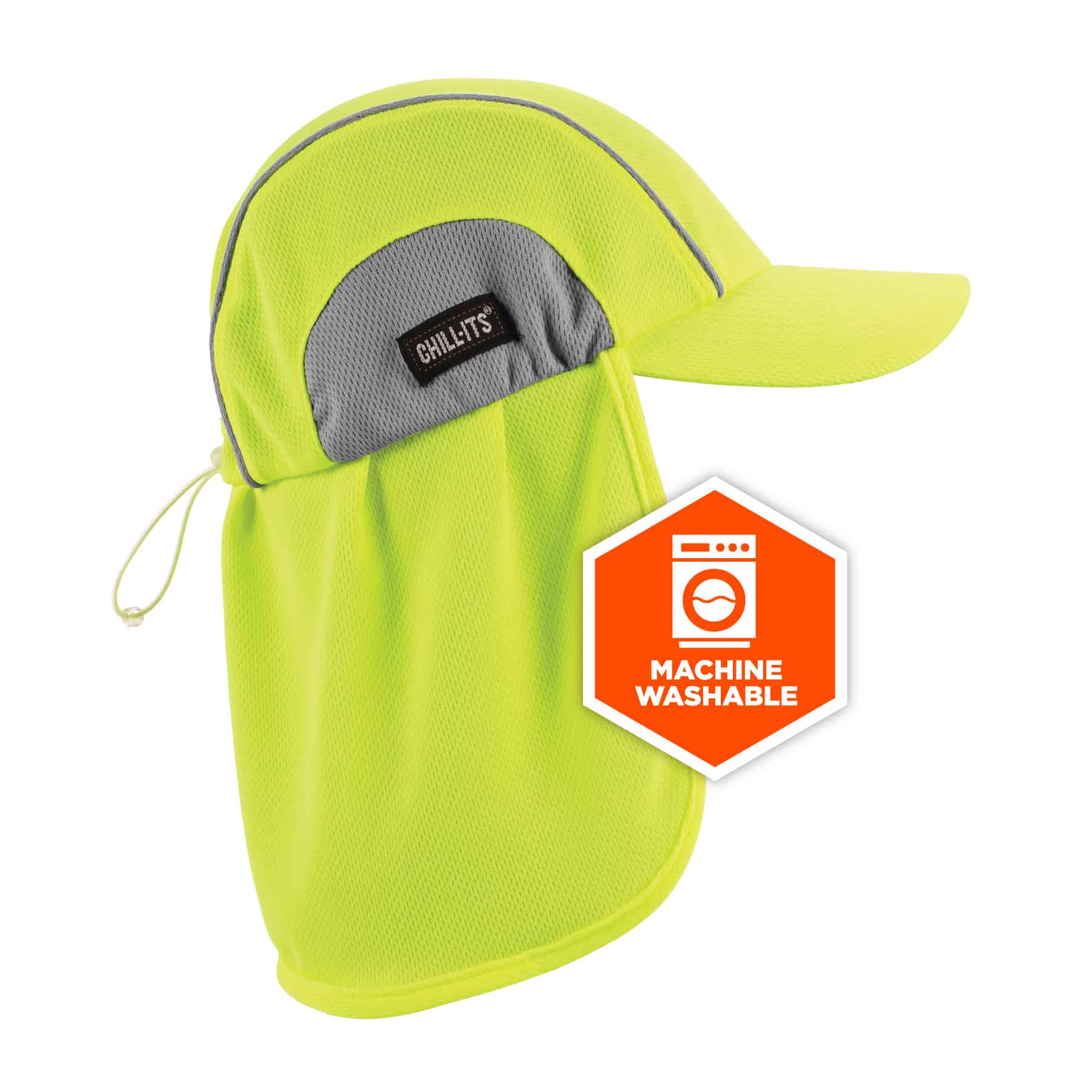 Hi-Vis Baseball Hats With Neck Shade