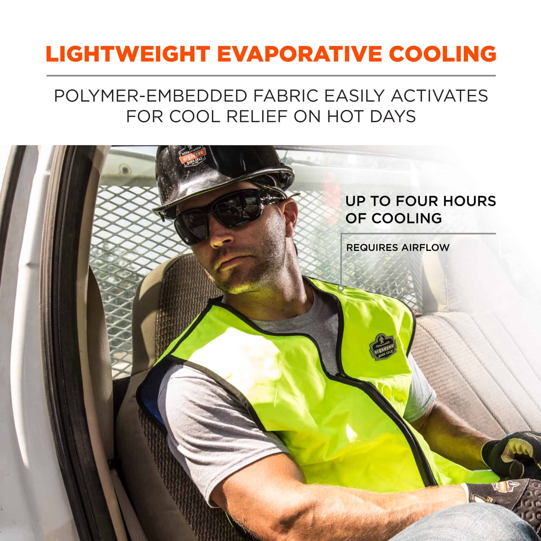 Lightweight Evaporative Cooling Vest