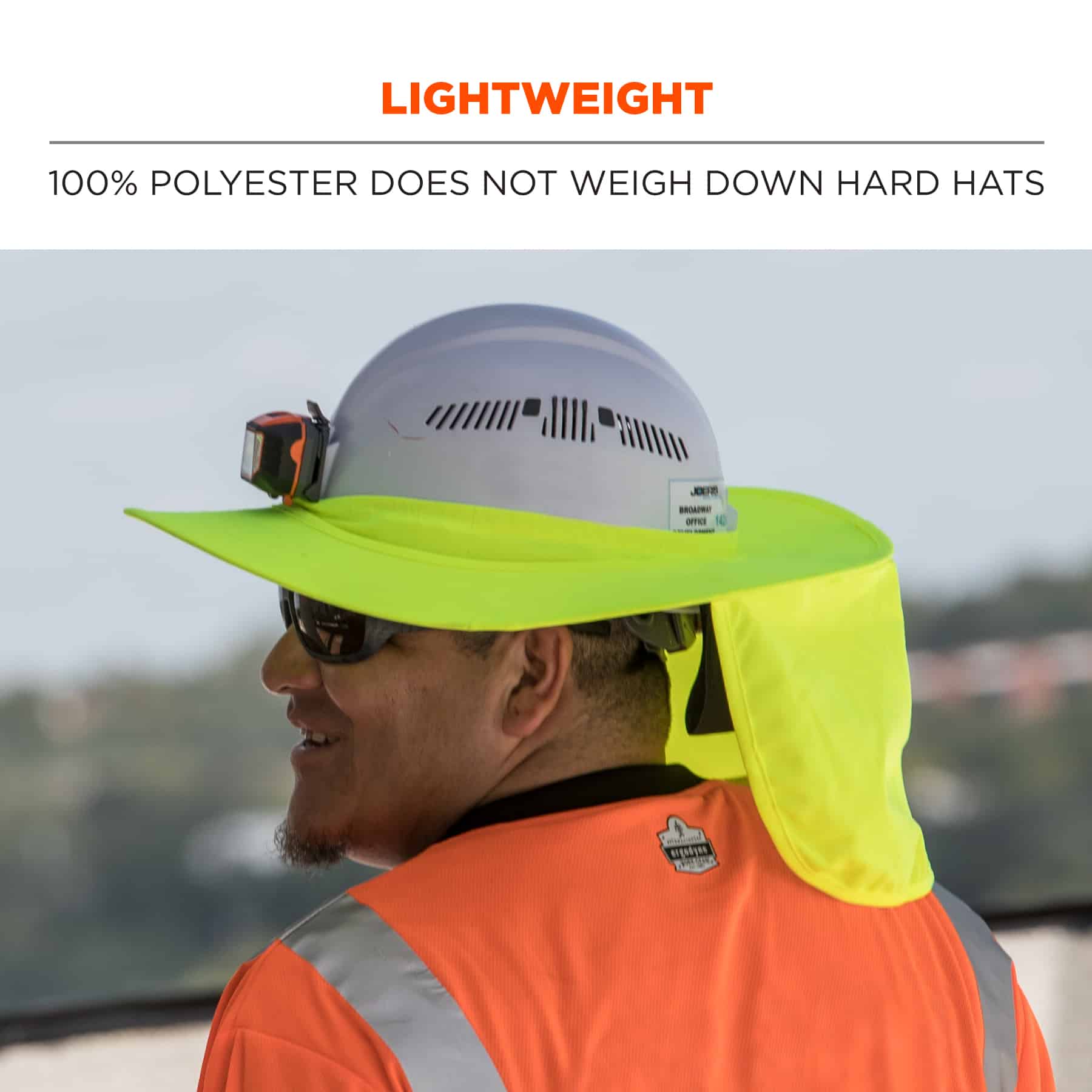 Removable Brim & Neck Shade for Hard Hats