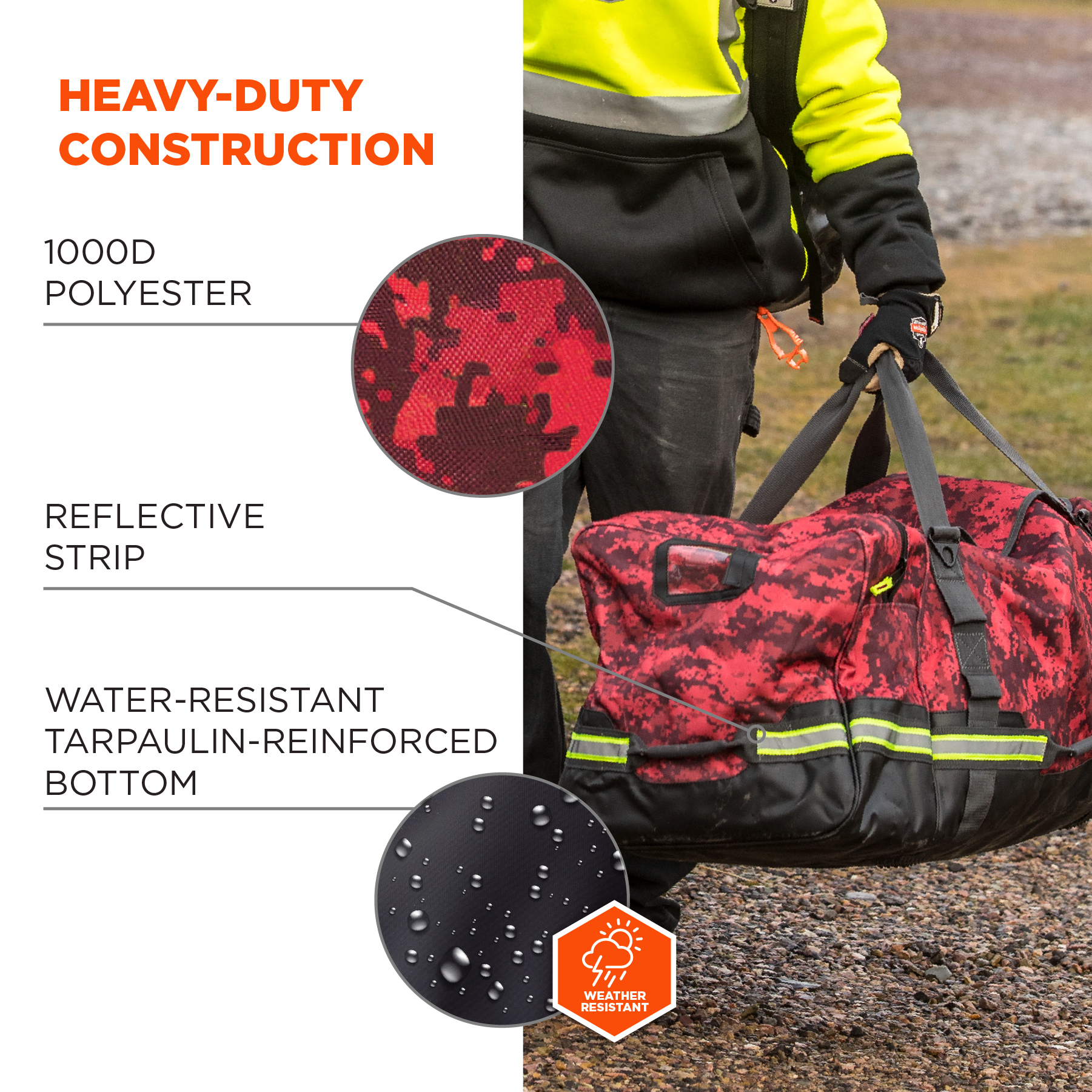 PPE Duffel Bag, Work Gear Bag