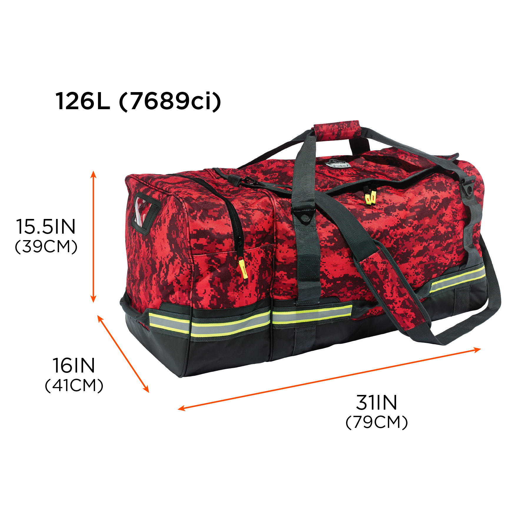 Firefighter Turnout Bag - Work Gear Duffel Bag, 126L