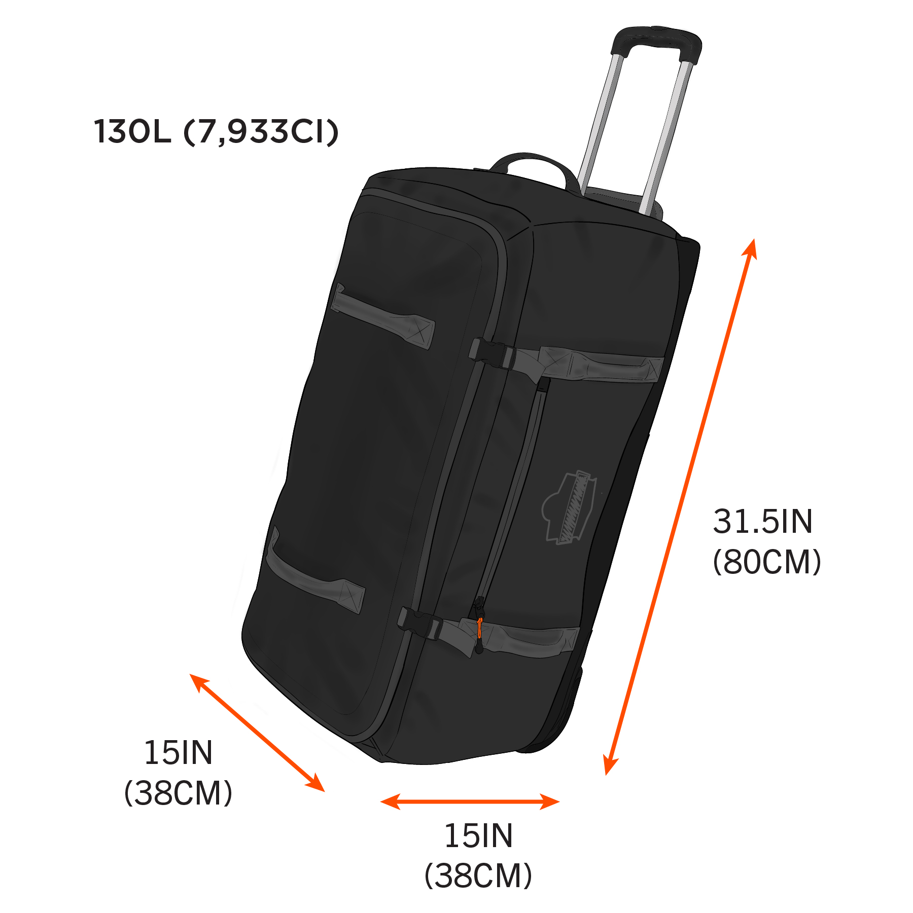 duffle bag size