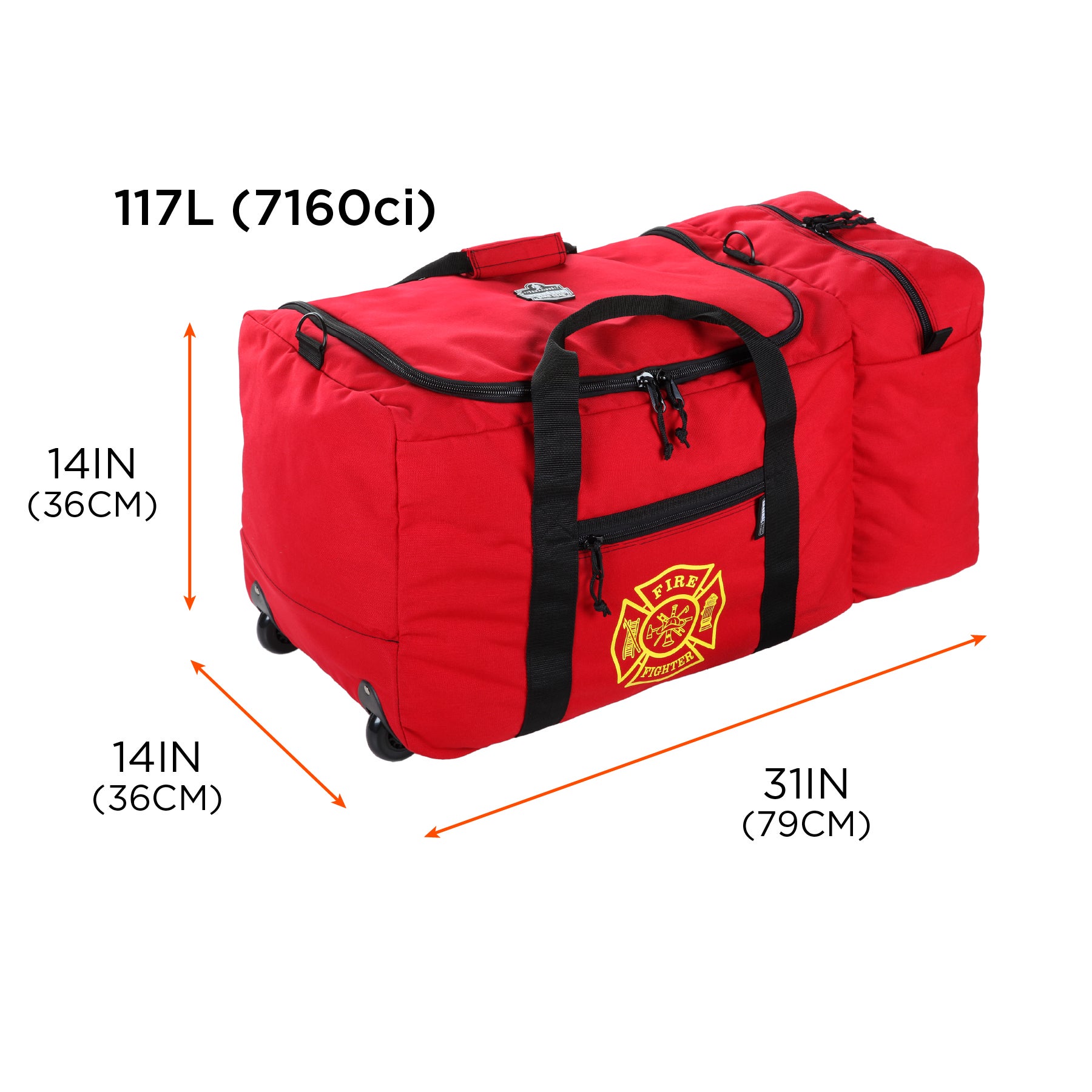 Amazon.com: Kemp USA Red Firefighter Gear Bag : Sports & Outdoors