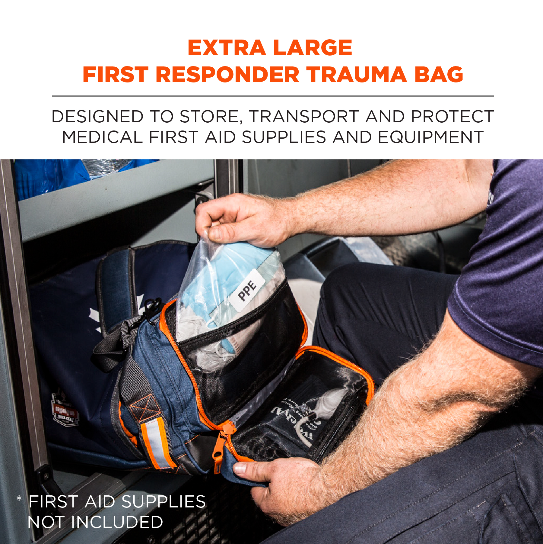 XL First Responder Trauma Bag - 63L