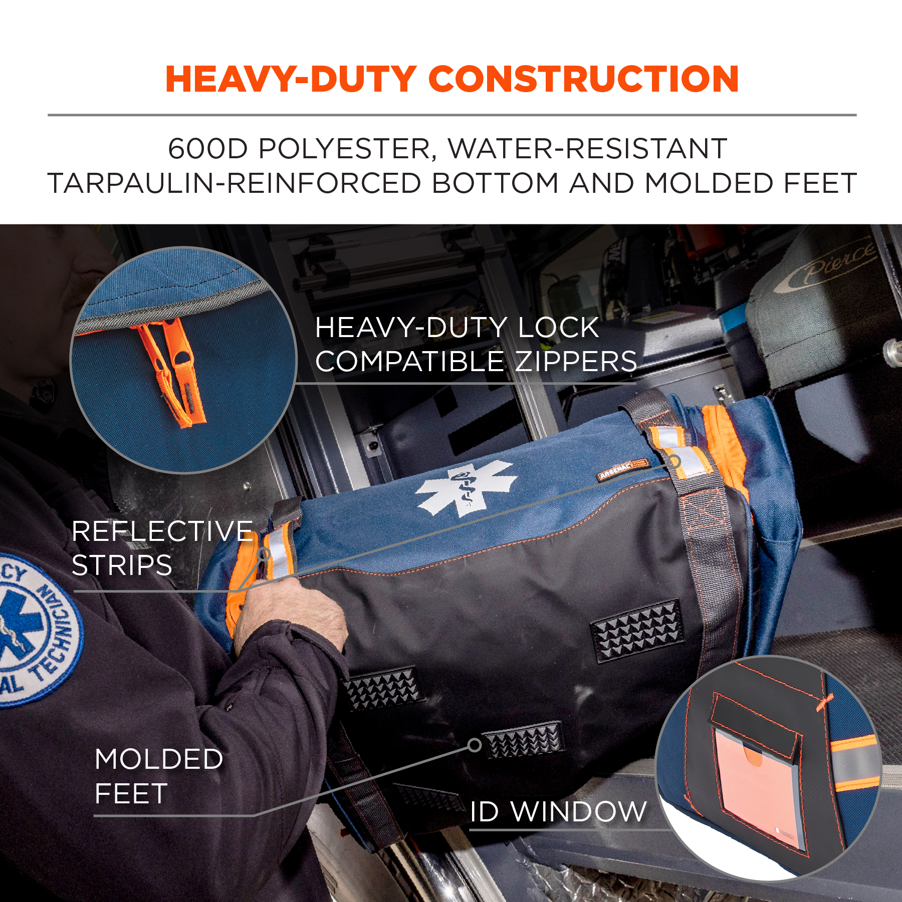 Heavy Duty Jobsite/Construction First Aid Kit