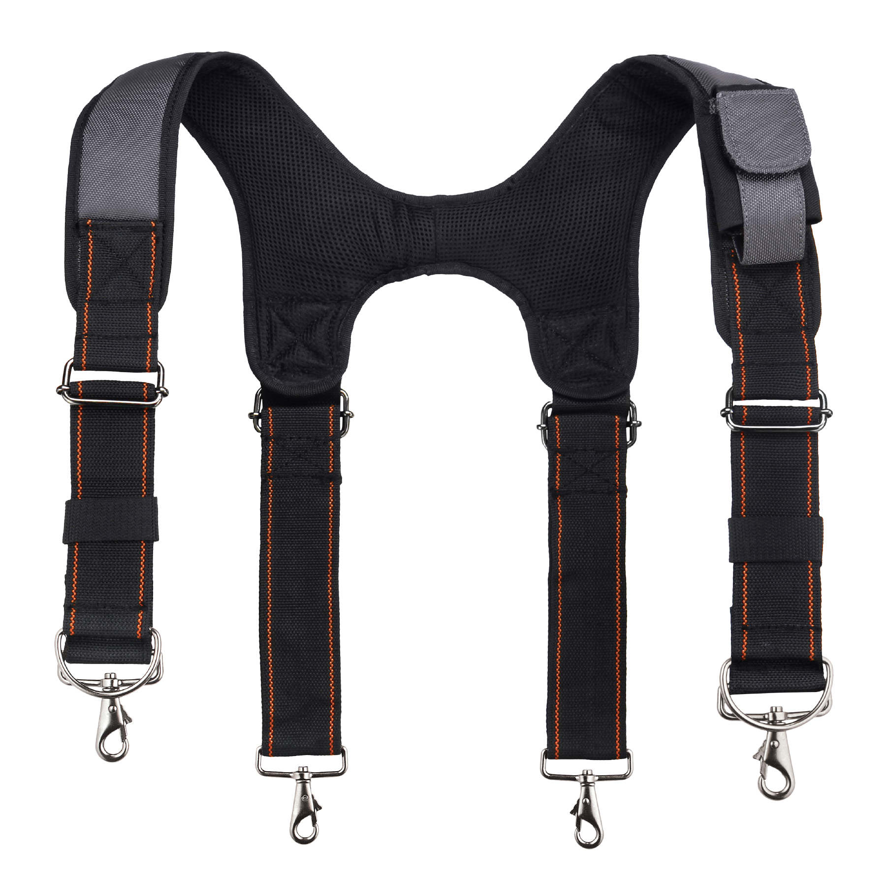 Tool Belt Suspenders Heavy Duty Padded Shoulders 4 Loop Attachments One Size New 