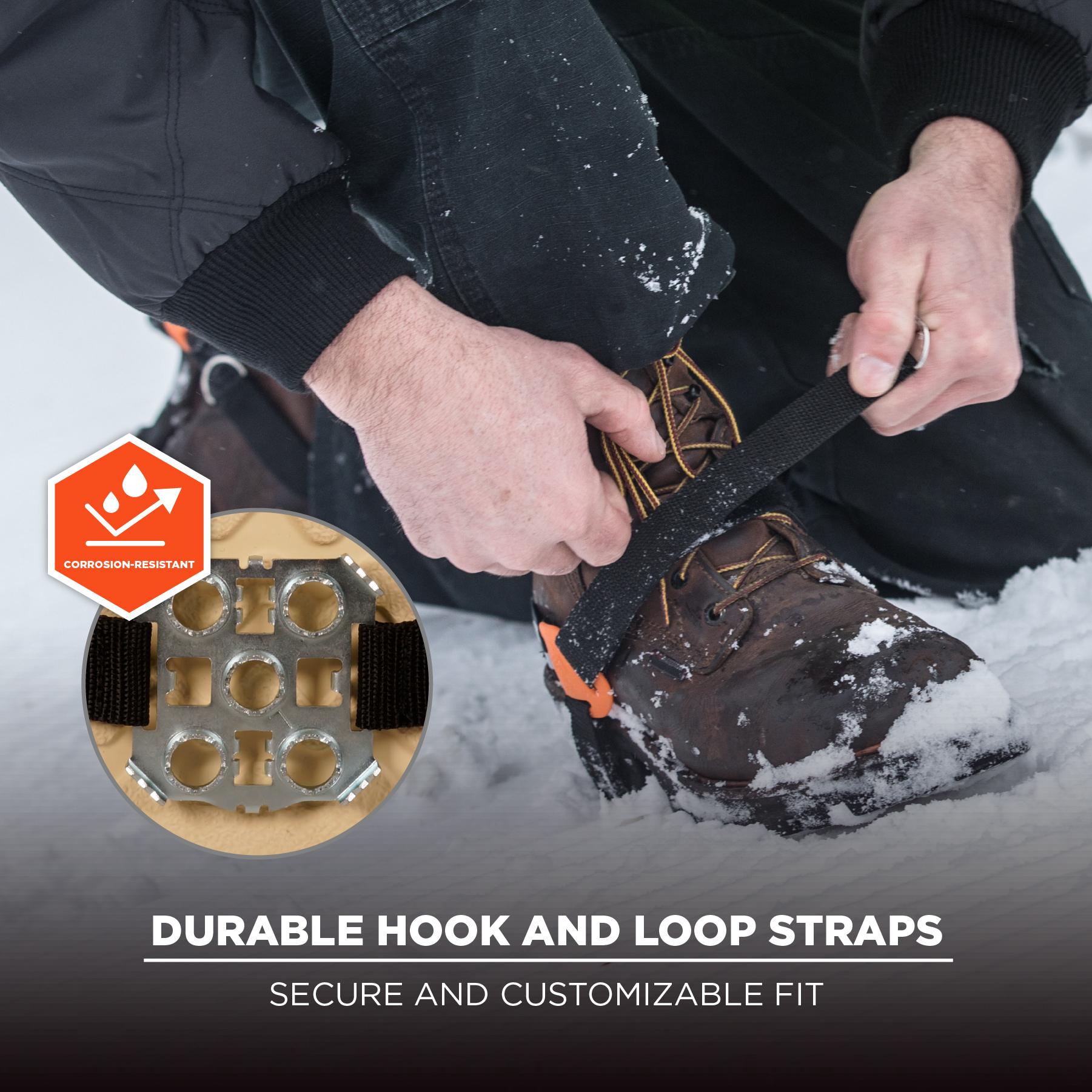 Strap on ice cleats for shoes hotsell