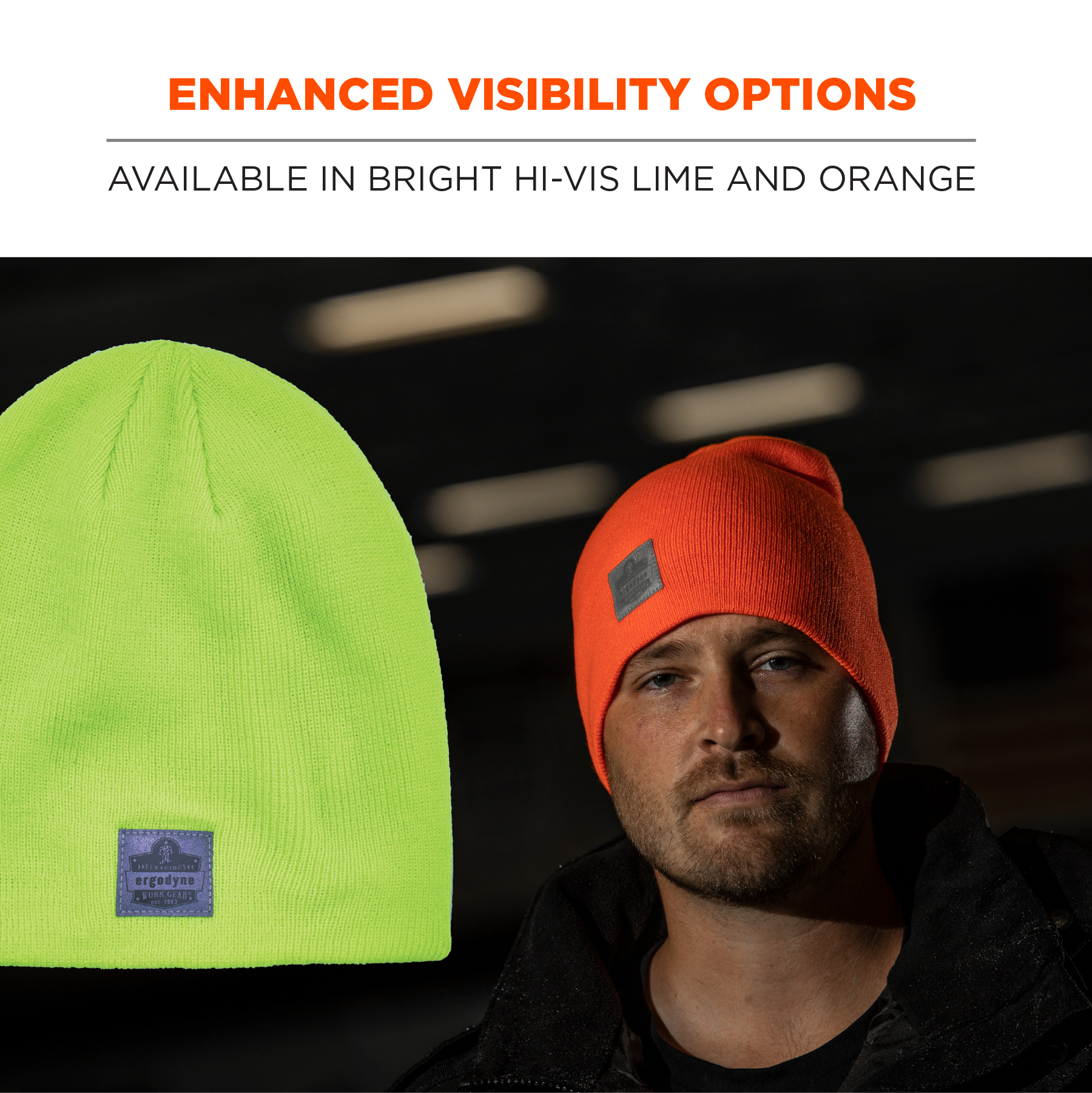 Ribbed Knit Beanie, Winter Hat | Ergodyne