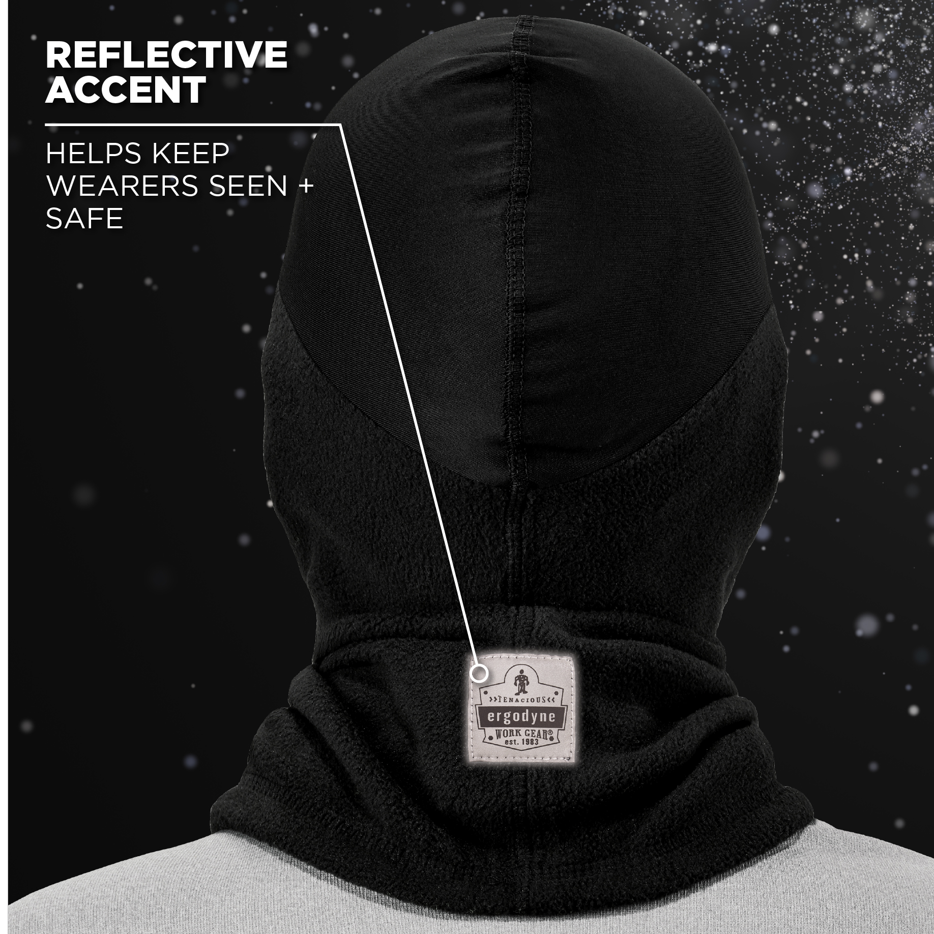 Ergodyne N-Ferno 6847 FR Balaclava Face Mask - Dual Compliant, NFPA 70E /  NFPA 2112 - Jendco Safety Supply