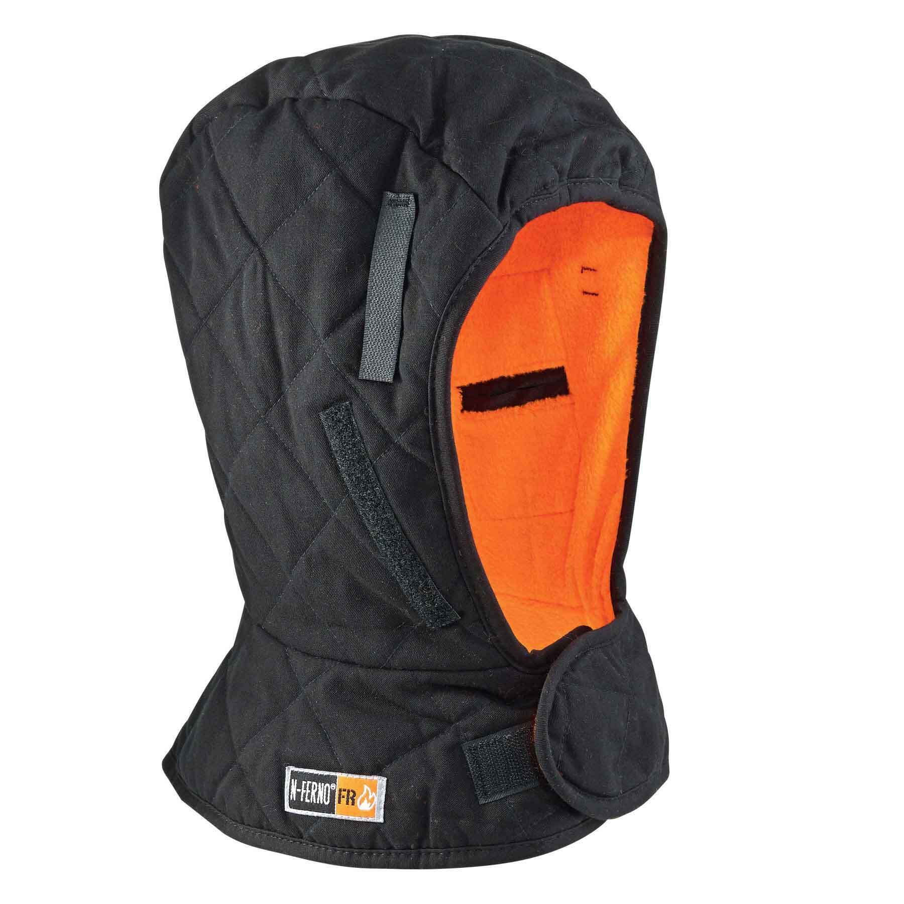  Ergodyne Winter Hard Hat Liner, FR Rated, Thermal Fleece  Lining, Shoulder Length, N-Ferno 6882, Factory : Everything Else