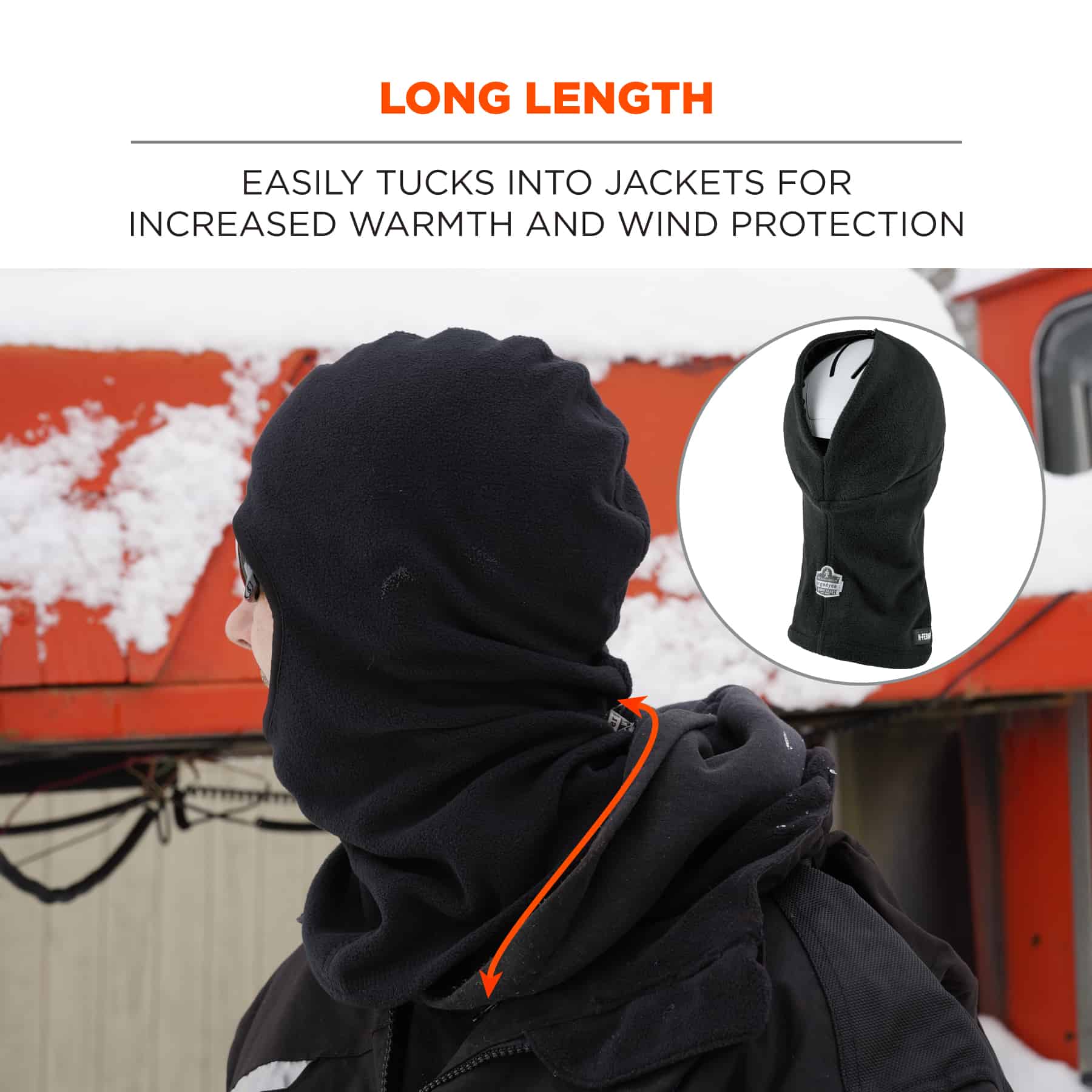  Ergodyne Standard Insulated Balaclava Face Mask 3