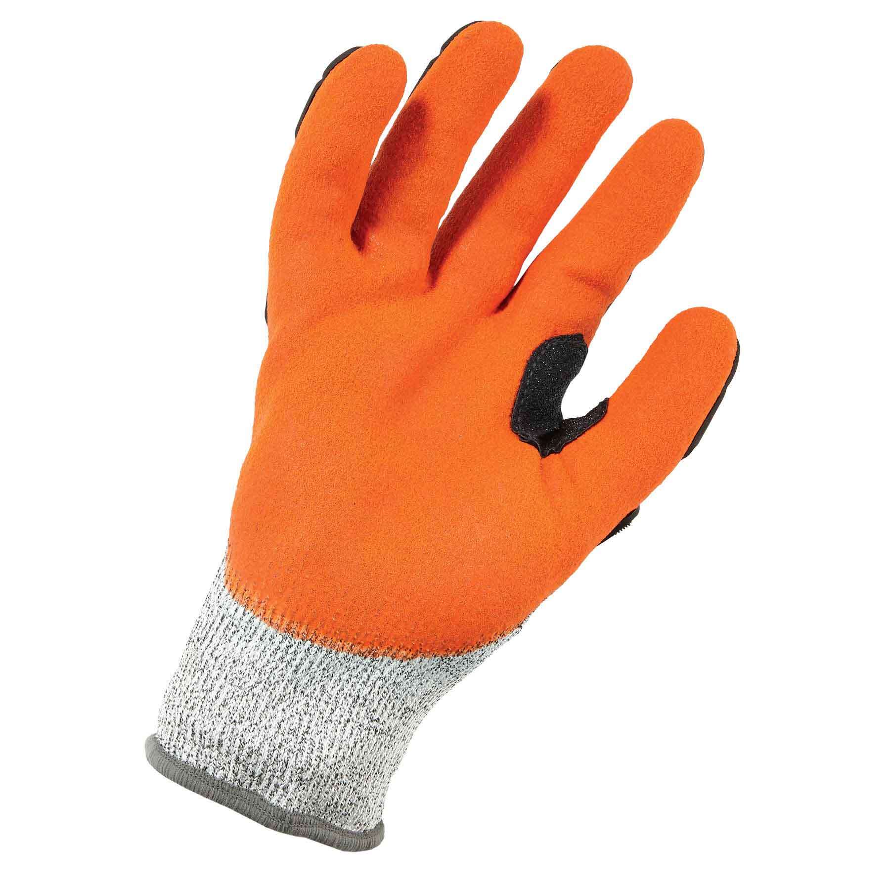 4 Pairs Safety Work Gloves Dotted Nitrile Coated Palm Industrial Performance L AB226