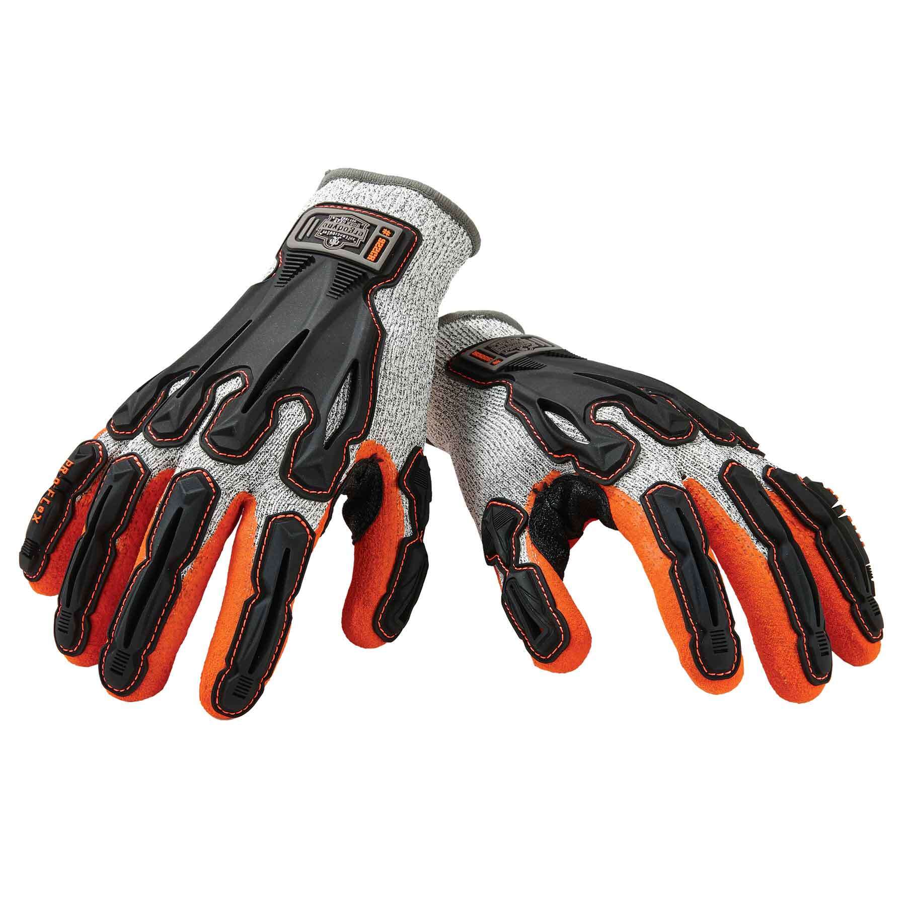 Nitrile-Coated Cut-Resistant Gloves, Dorsal Impact Reducing