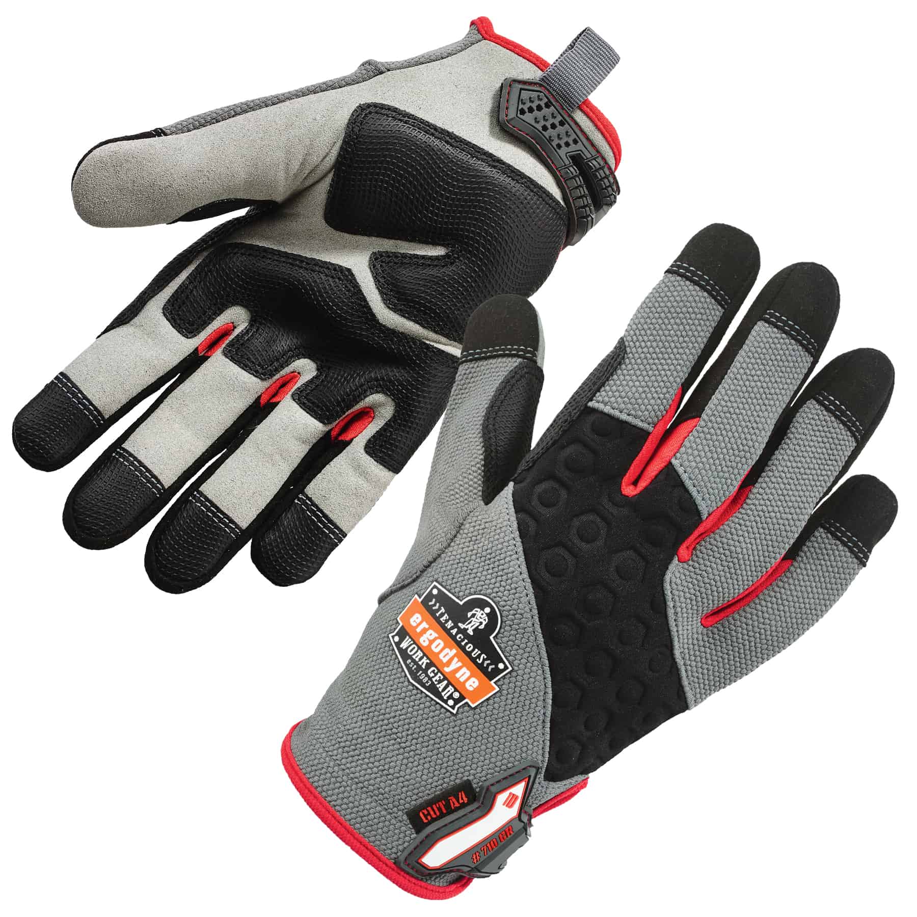 Details about   2 Pairs Cut Resistant Gloves with Level 3 Protection Safety Work Gloves 