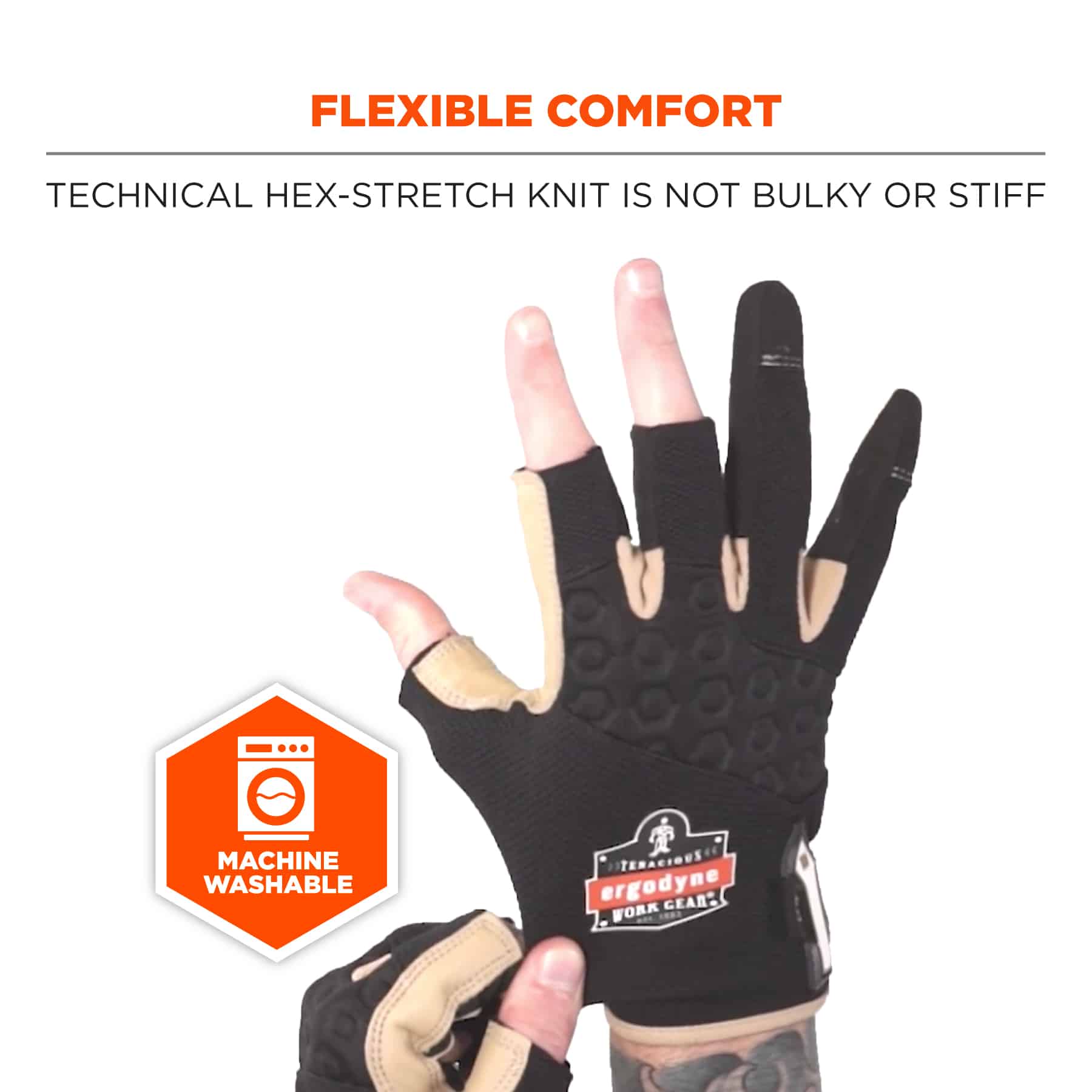 leather no finger gloves