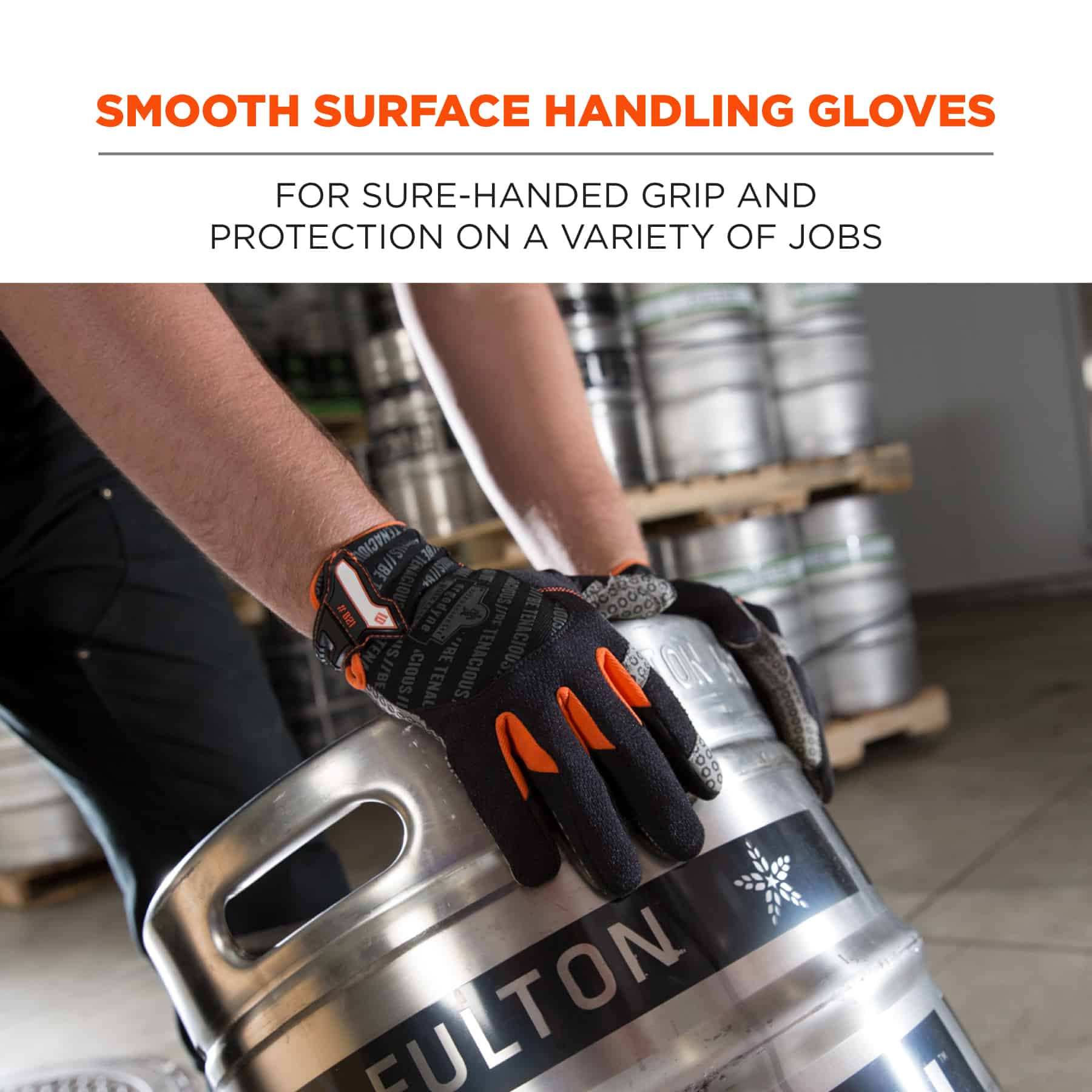 Ergodyne® ProFlex® 821 Box Handler Mechnics Gloves: Silicone