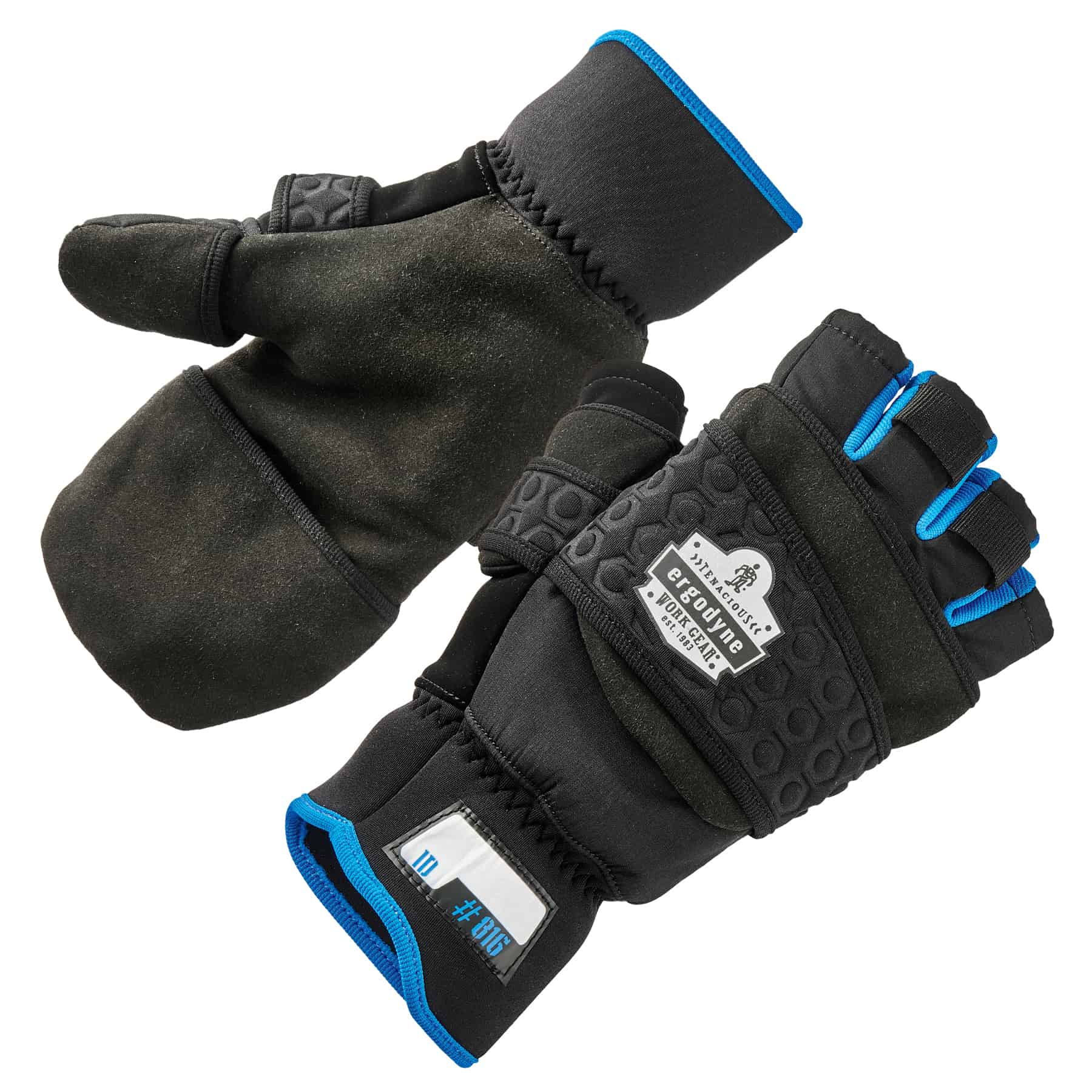 Ladies FLEXITOG Anti-Slip PU Palm-Coated Thermal Insulated Work Mittens FG636 