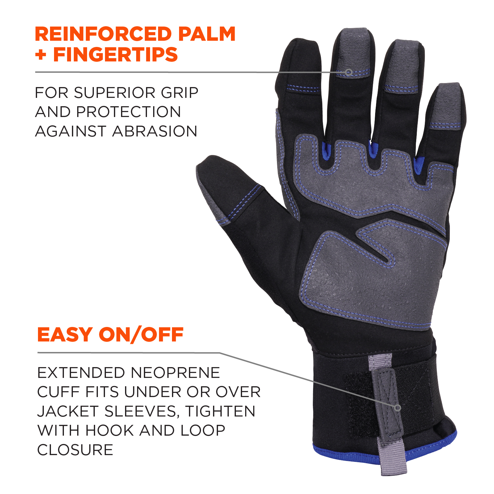 12 Rigga Protective work gloves spandex back foam palm 4 construction machines 