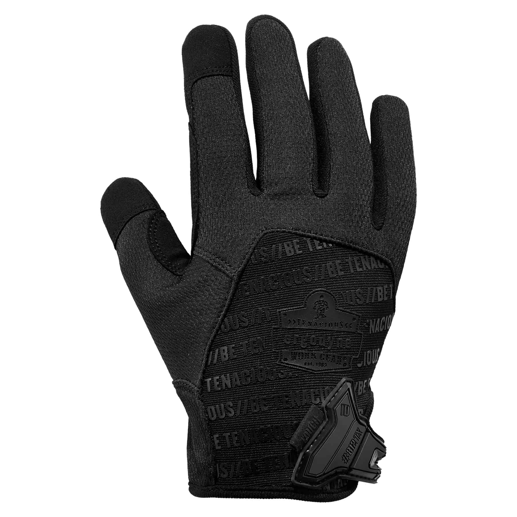 High-Dexterity Black Tactical Gloves