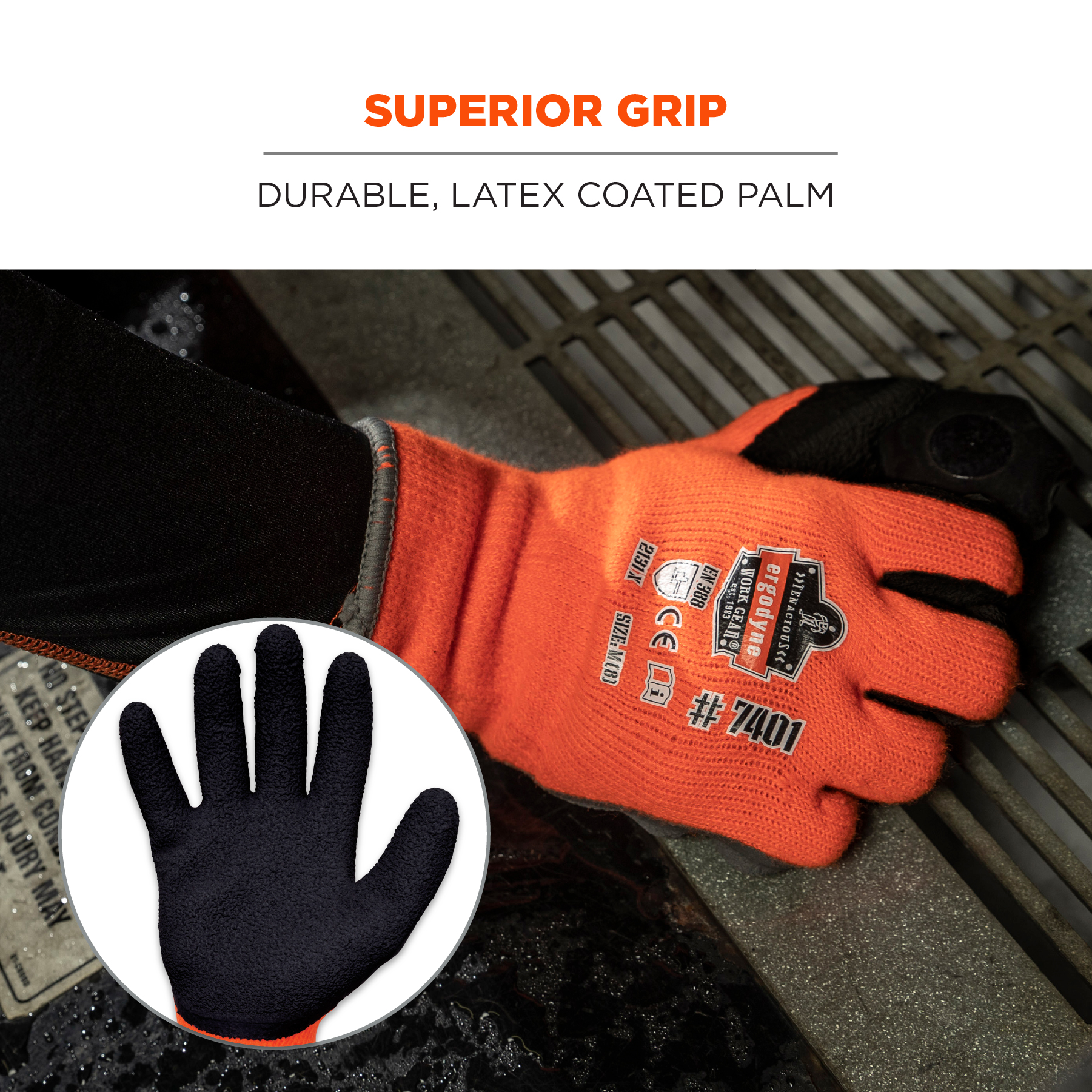 Custom Superior Grip Work Gloves from Promotional Gloves