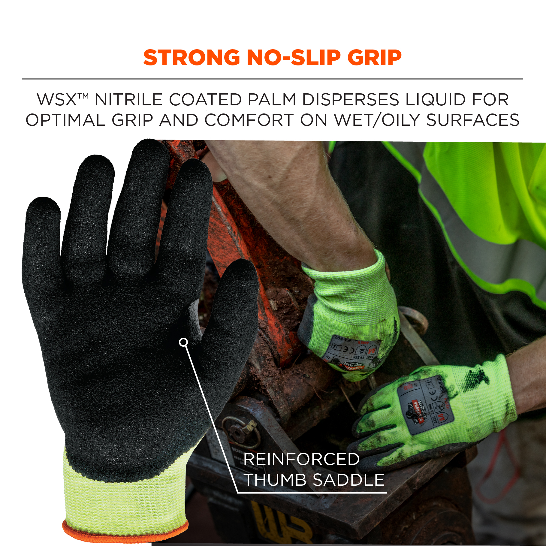 ANSI/ISEA 105-2016 A4 Nitrile Coated CR Gloves