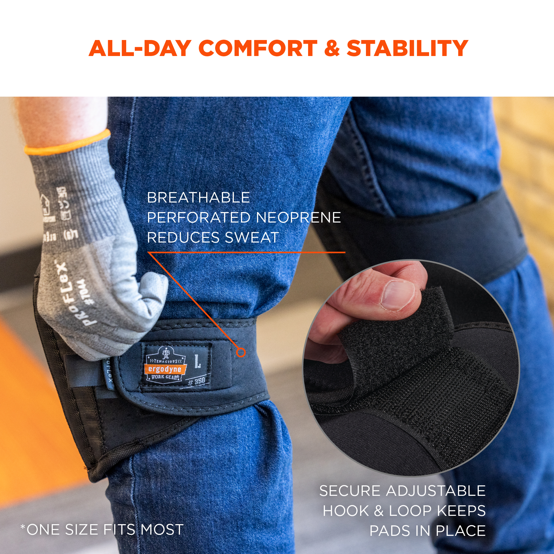 ERGODYNE 18350 Knee Pads