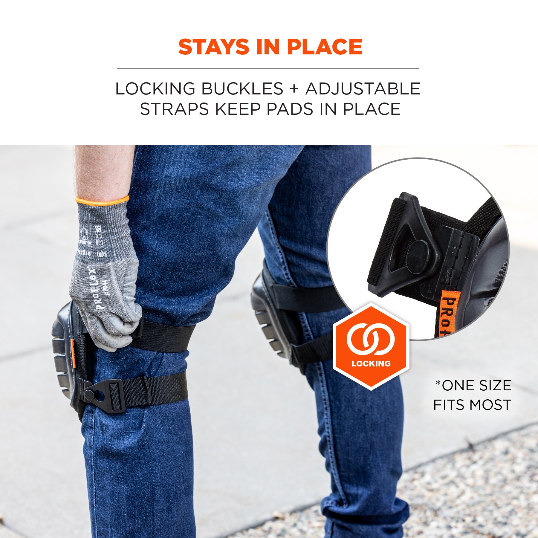 Injected Gel Knee Pads Short Hard Cap Ergodyne