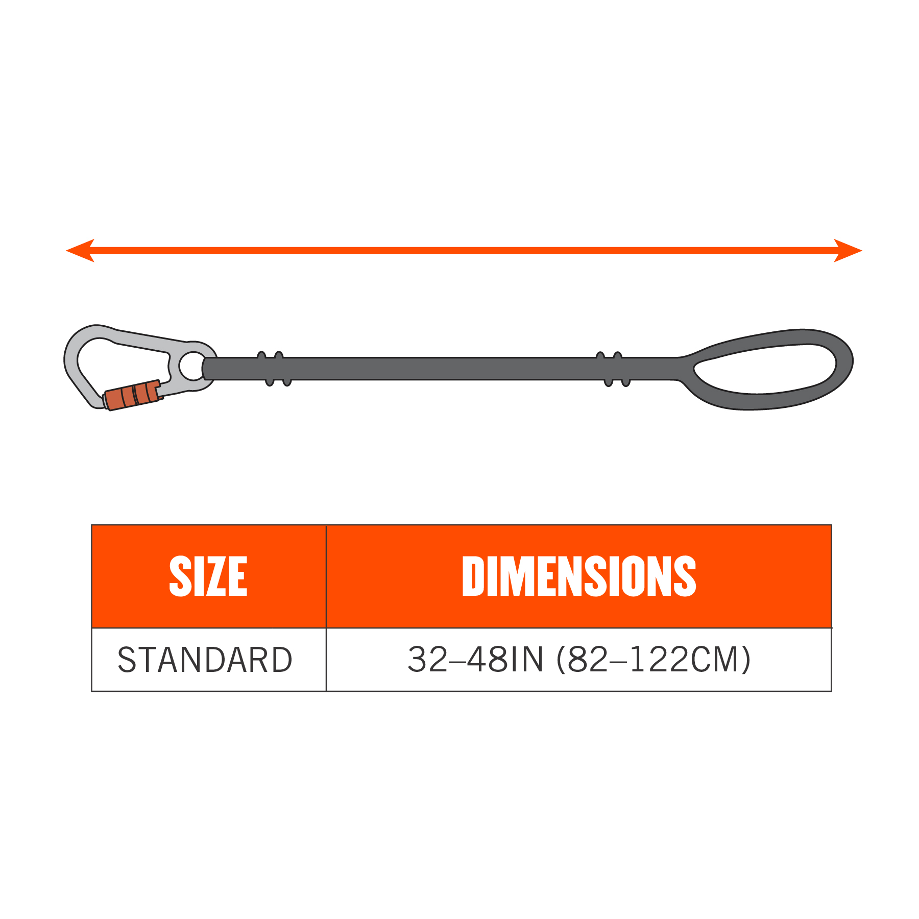 Tool Lanyard - Single Carabiner | Ergodyne