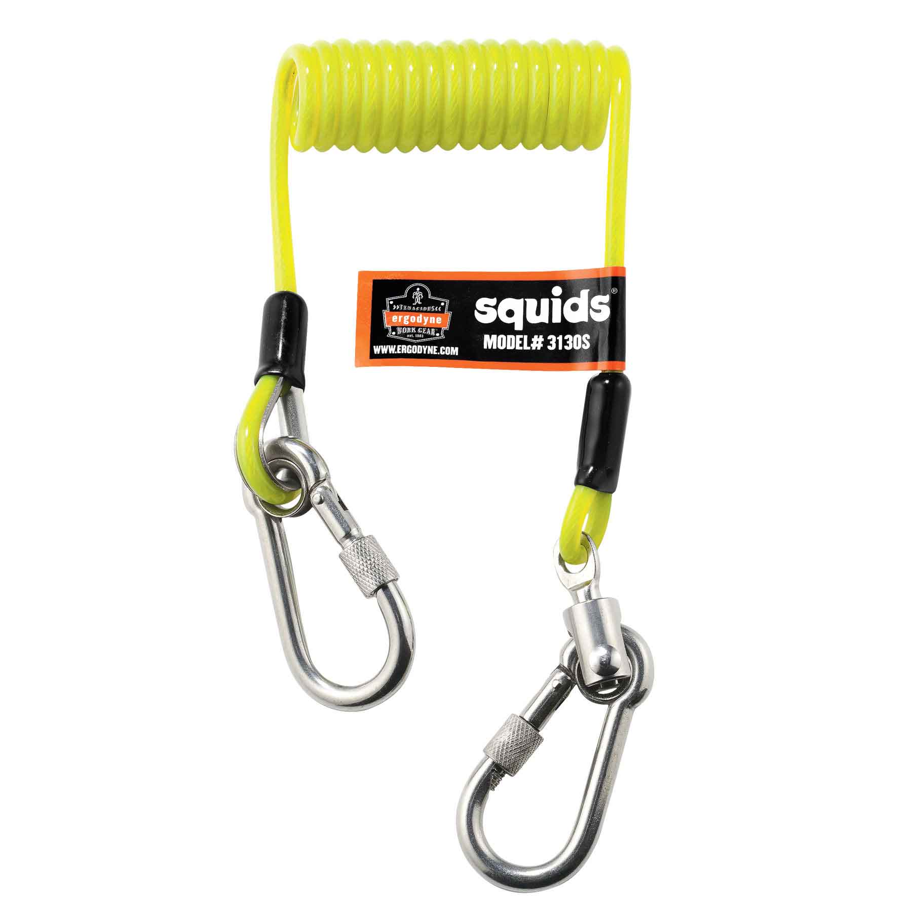 Squids 3130S Coiled Cable Lanyard - 2lbs