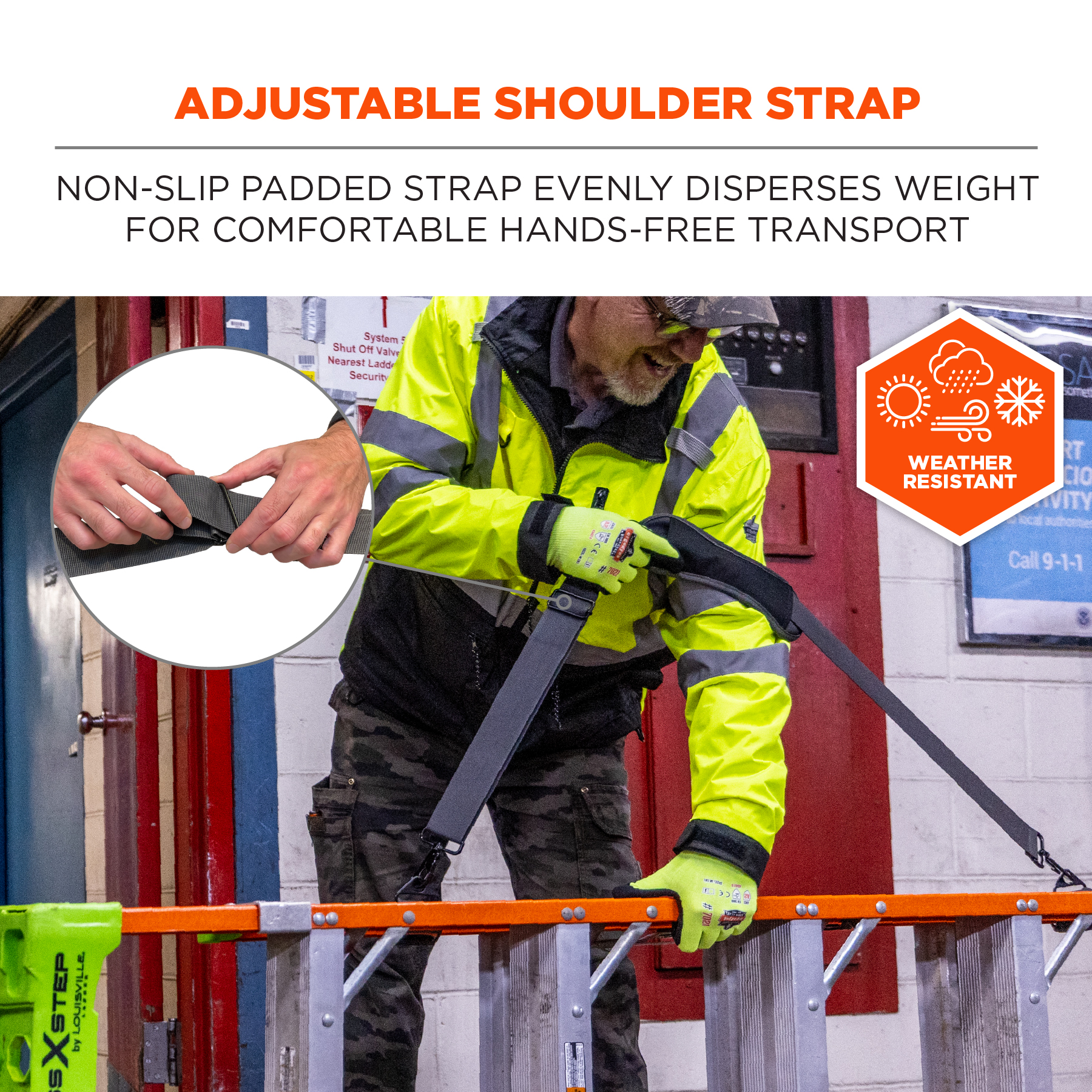 Ladder Shoulder Lifting Strap