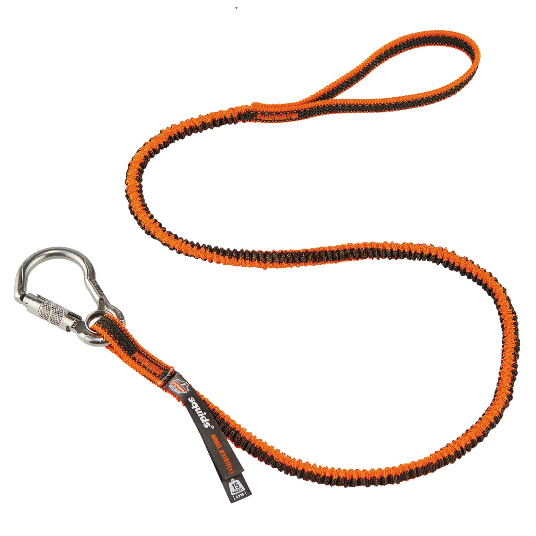 Ergodyne Squids 3104F(x) Tool Lanyard - Carabiner and Choke Loop - 10lbs