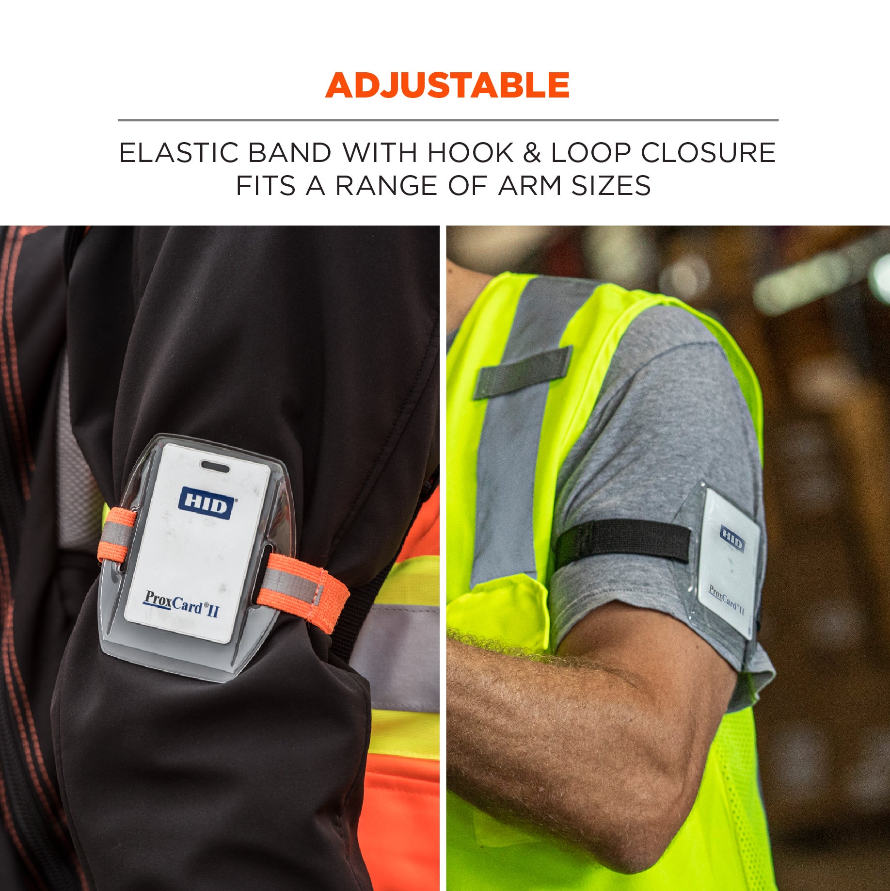 Arm band id badge holder ergodyne