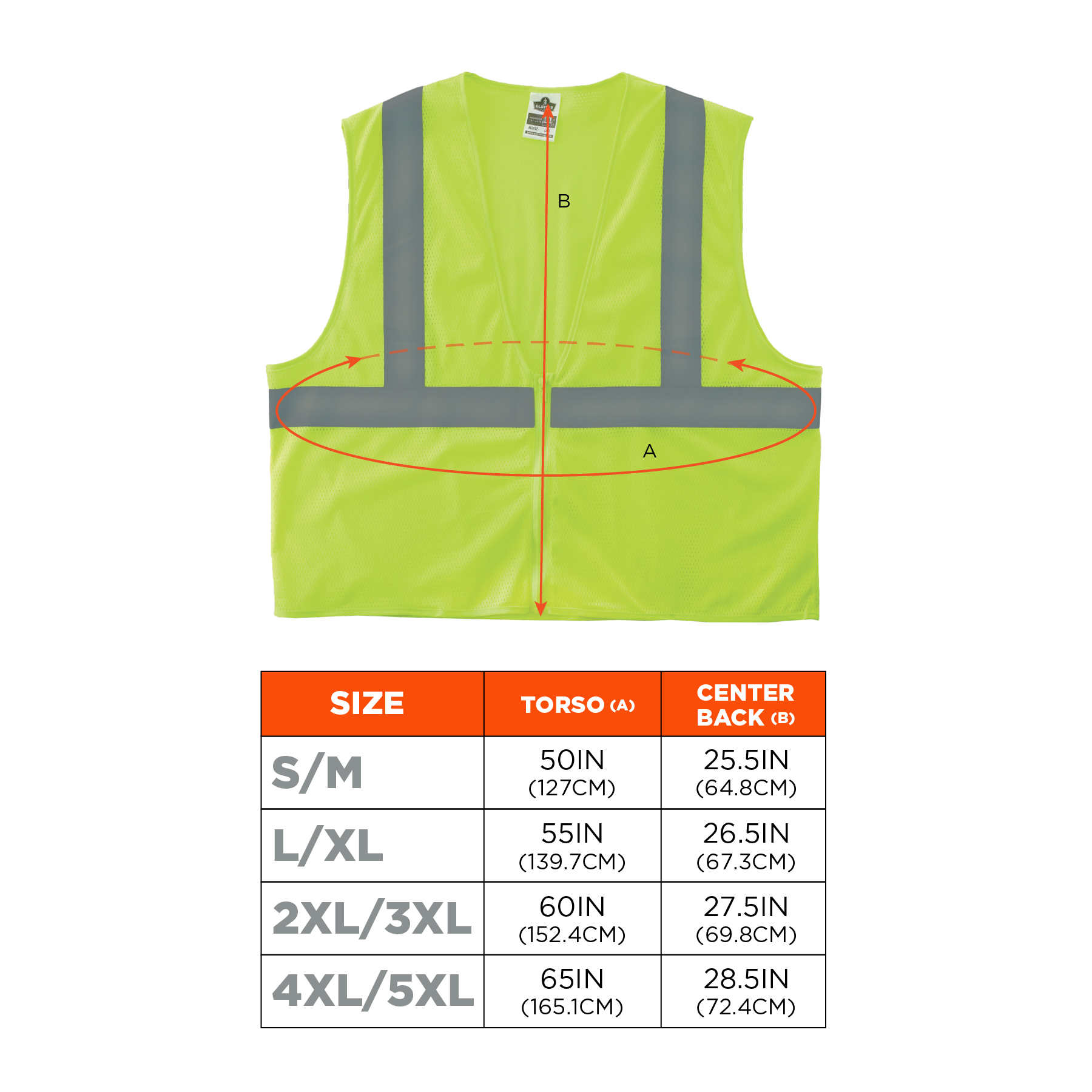 diamant tentoonstelling Nietje Hi-Vis Work Vest, Super Economy, Zipper | Ergodyne