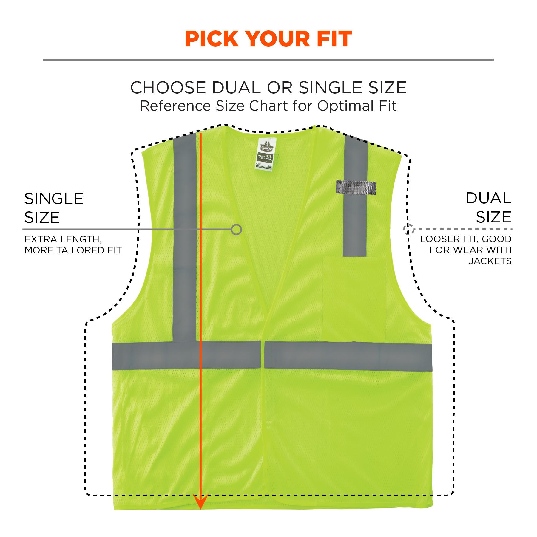 Mesh Hi-Vis Safety Vest, Work Vest | Ergodyne